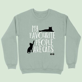 My Favourite People Are Cats Sweatshirt, 2 of 2