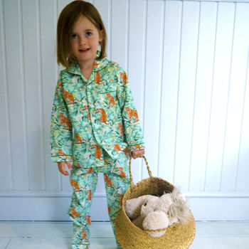 Personalised Children's Jungle Pyjamas, 4 of 9
