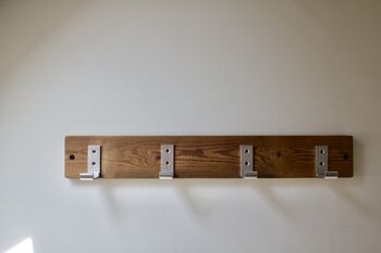 Flip Up, Flip Down Wall Mounted Reclaimed Wooden Hook, 11 of 11