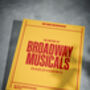Broadway Musicals Personalised Gift Musical Theatre History Deluxe Book, thumbnail 9 of 10