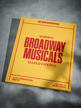 Broadway Musicals Personalised Gift Musical Theatre History Deluxe Book, 9 of 10