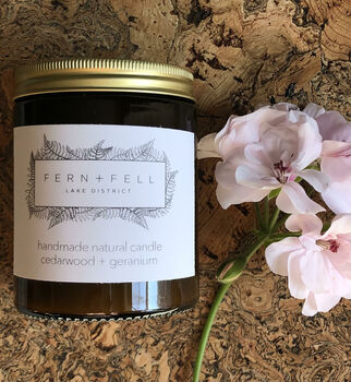 Luxe Spa Days Cedarwood + Geranium Candle, 3 of 4