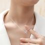 Dopamine Molecular Structure Pendant Necklace, thumbnail 1 of 12