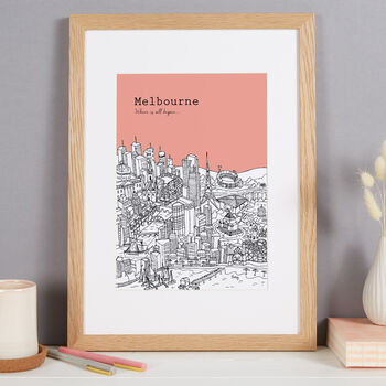 Personalised Melbourne Print, 10 of 10