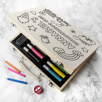 Personalised Colour Your Own Colouring Set, 6 of 6