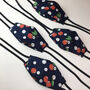 Cherries And Spots Print Reusable Face Mask Four Layers, thumbnail 4 of 7