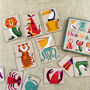 Animal Puzzle Heads And Tails Game Stocking Filler, thumbnail 2 of 9