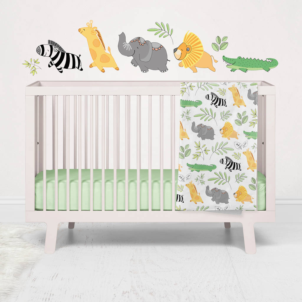 jungle wall stickers by squashed peaches designs