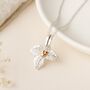 Personalised Sterling Silver Holly Necklace – December Birth Flower, thumbnail 1 of 9
