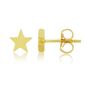 Small Star Stud Earrings In 18ct Gold Vermeil, thumbnail 1 of 4