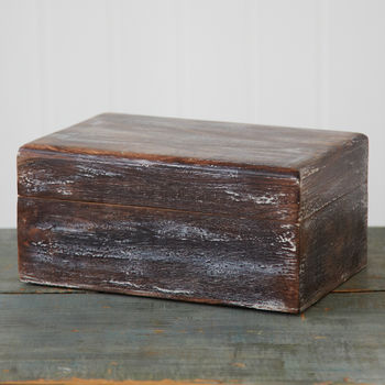 Antique Effect Mango Wooden Box, 5 of 5