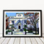 Islington Town Hall, North London Illustration Print, thumbnail 1 of 2