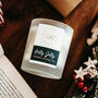 Holly Jolly Winter Candle, Cranberry And Orange, thumbnail 1 of 7
