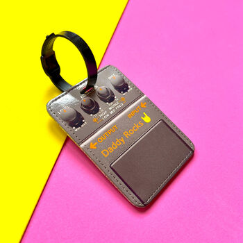 Personalised Guitar Pedal Travel Tag, 4 of 7