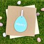 Personalised Easter Acrylic Egg Decoration Card, thumbnail 1 of 4