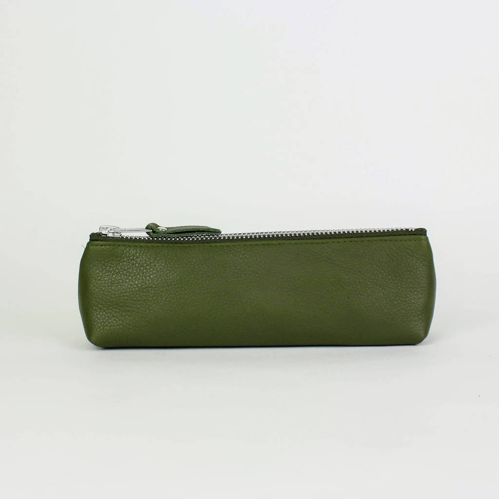 Luxury Leather Pencil Case By Suede&Co
