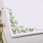 A4 Personalised Letter Writing Paper With Botanicals, thumbnail 2 of 5