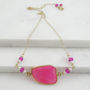 Pink Chalcedony And Pearl Necklace, thumbnail 4 of 4