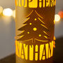 Santa Stop Here Personalised Lantern Christmas Eve, thumbnail 2 of 2