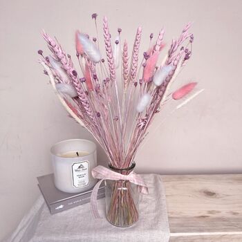 Colourful Dried Flower Arrangement With Vase Gift, 4 of 8