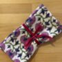 Set Of Two Indian Cotton Floral Napkins, thumbnail 3 of 5