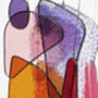 Flora Stained Glass Hanging Art, thumbnail 5 of 5