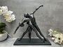 Dancing Couple Lovers Figurine – 37cm Black Ornament, thumbnail 1 of 12