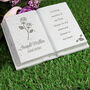 Personalised Rose Memorial Book, thumbnail 2 of 3