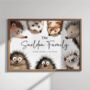 Personalised Hedgehog Family Print And Fun Quote, thumbnail 1 of 6