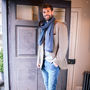 Personalised From The Bump Men's Scarf, thumbnail 4 of 6