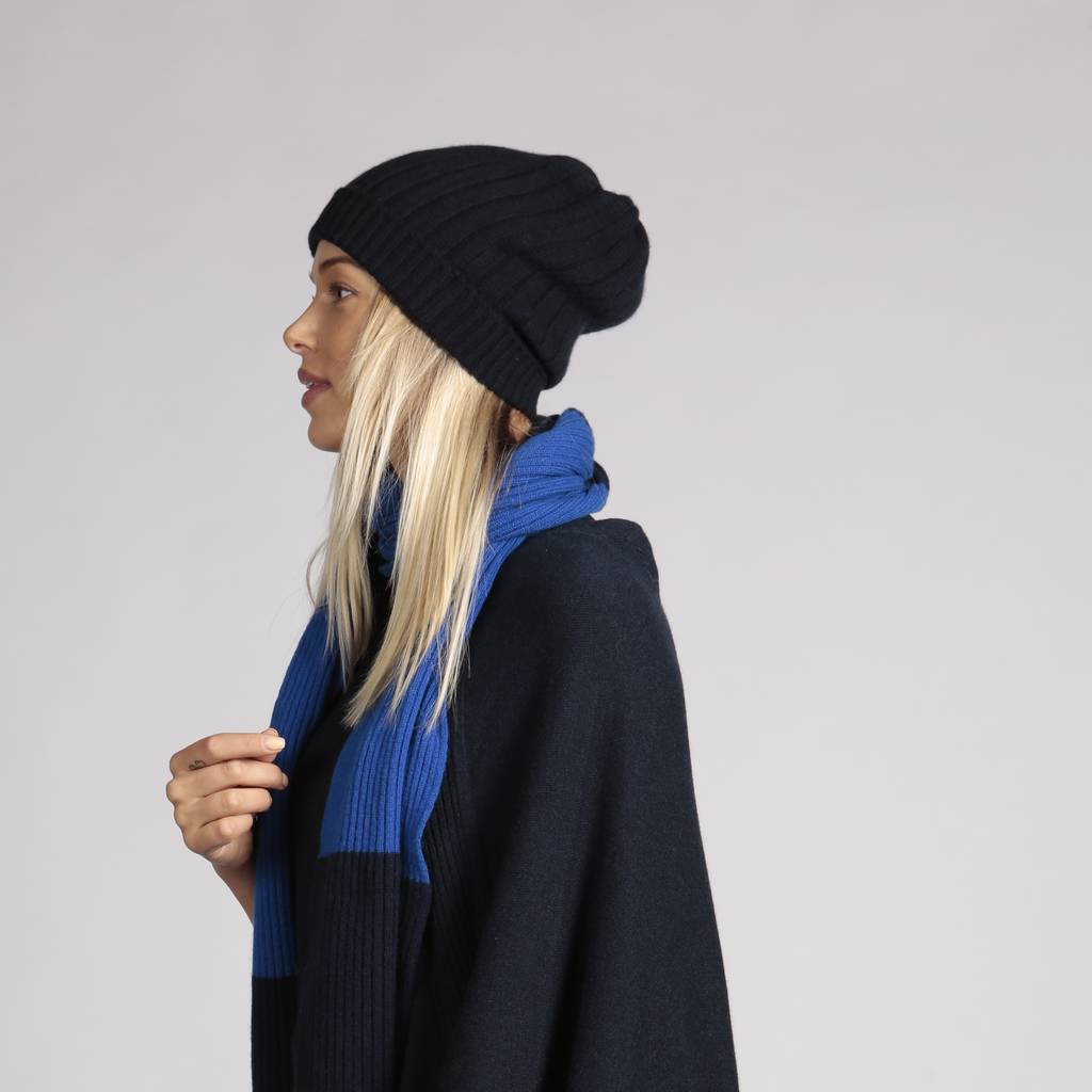 cashmere hat navy blue cashmere hat gifts for her by amara amara