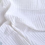 Personalised White Christening Shawl With Cross, thumbnail 6 of 7