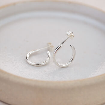 Sterling Silver Mini Everyday Hoops, 2 of 5