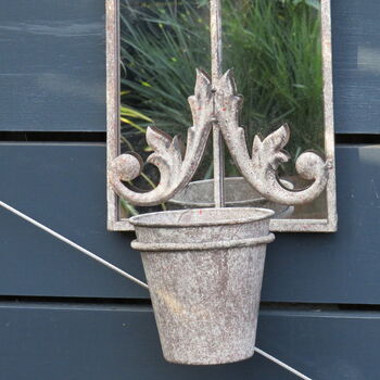 Mirrored Wall Planter With Single Pot, 11 of 11