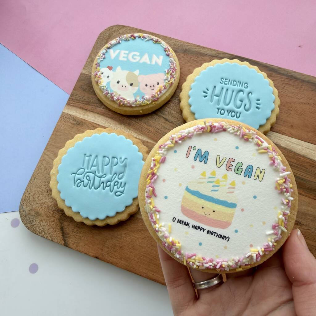 Vegan Birthday Biscuit Box, 1 of 3