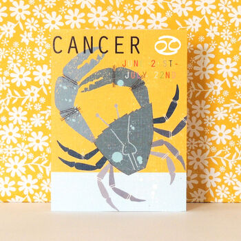 Mini Cancer Zodiac Card, 2 of 4
