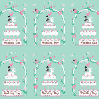 'Mouse Wedding Wrapping Paper' 'Mice Wedding Gift Wrap', 4 of 5