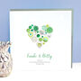 Personalised Emerald Wedding Anniversary Card, thumbnail 2 of 4