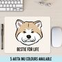 Akita Inu Face Computer Mouse Mat, thumbnail 1 of 4