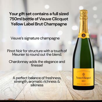 Vino Coco Veuve Clicquot Champagne And Truffles Gift Set, 2 of 8
