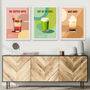 The 'Dirty Cocktail Club' Set Of Six Wall Prints, thumbnail 6 of 6