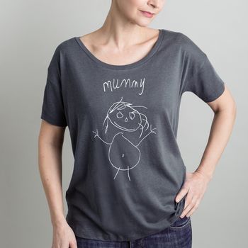 Woman's T Shirt Printed With Your Child's Drawing, 4 of 7