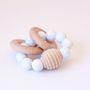 Beehive Wooden Beaded Teething Toy, thumbnail 2 of 8