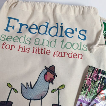 Personalised Kids Gardening Storage Sack, 4 of 4
