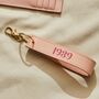 Personalised Retro Pink Keyring, thumbnail 1 of 4