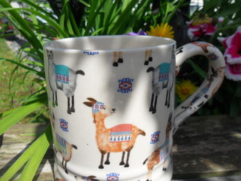 Tankard Mug In Llamas Design, 2 of 6