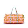 Quilted Weekend Bag | Pink Tiger, thumbnail 2 of 3
