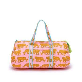 Quilted Weekend Bag | Pink Tiger, 2 of 3