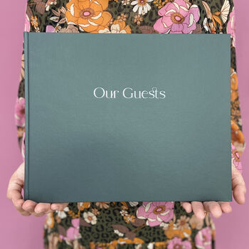 Square 'Our Guests' Guest Book, 2 of 10