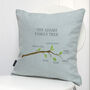 Personalised Family Tree Branch Cushion, thumbnail 2 of 5